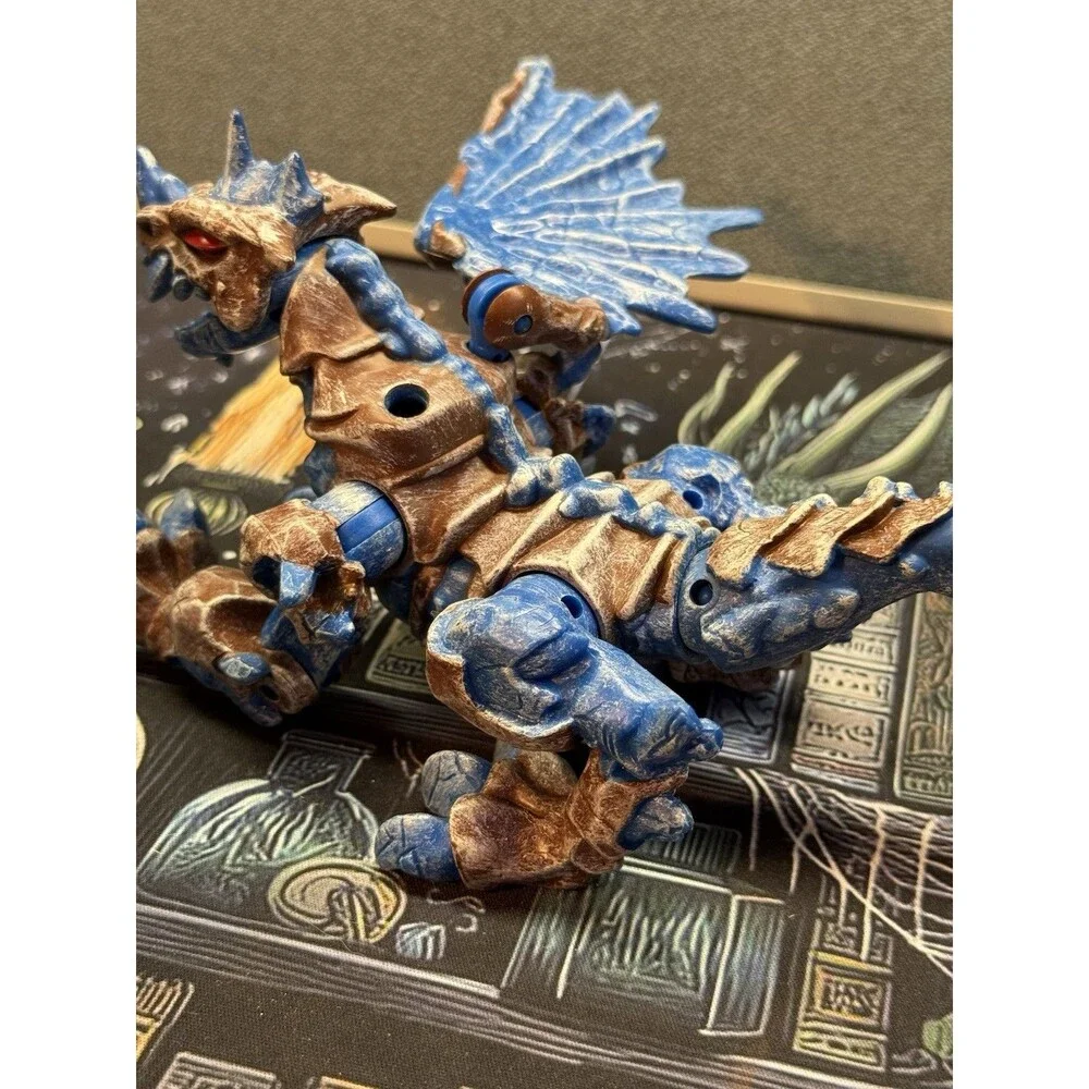 Mega Bloks Dragons: Fire and Ice - Frost Dragon (9893) Missing A Wing